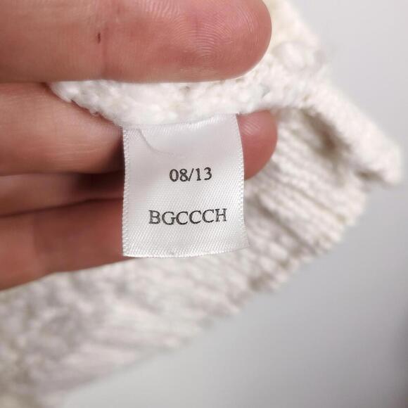 Aeropostale Sweater Womens Small Loose Knit V Neck Crochet Summer Colorblock Y2K - Picture 6 of 8